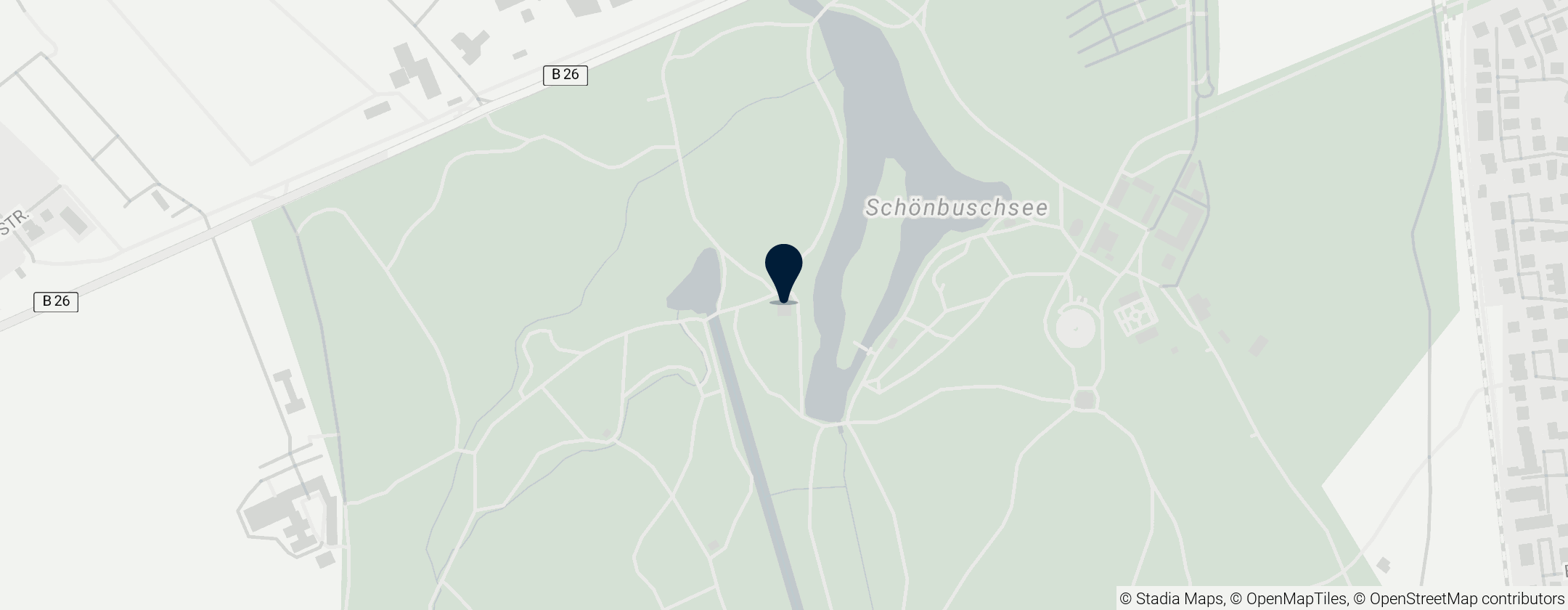 Map of Schloß Schönbusch