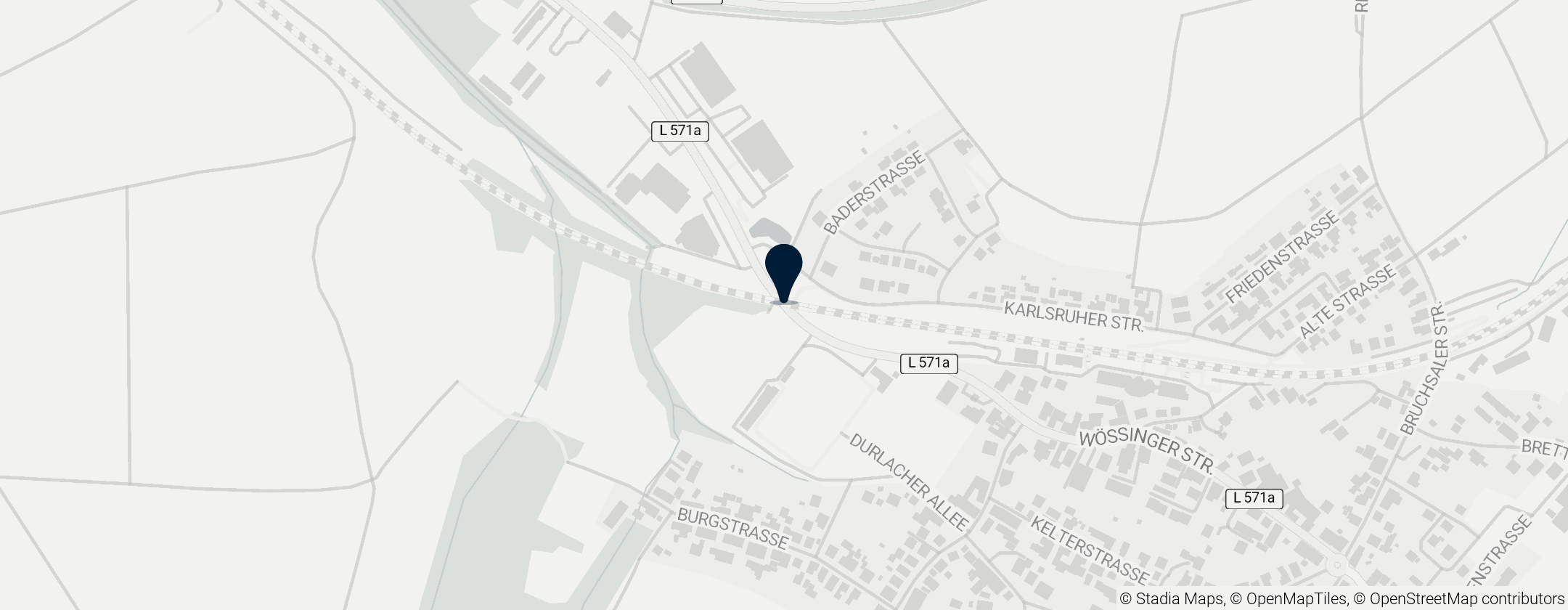 Map of Kraichgaubahn