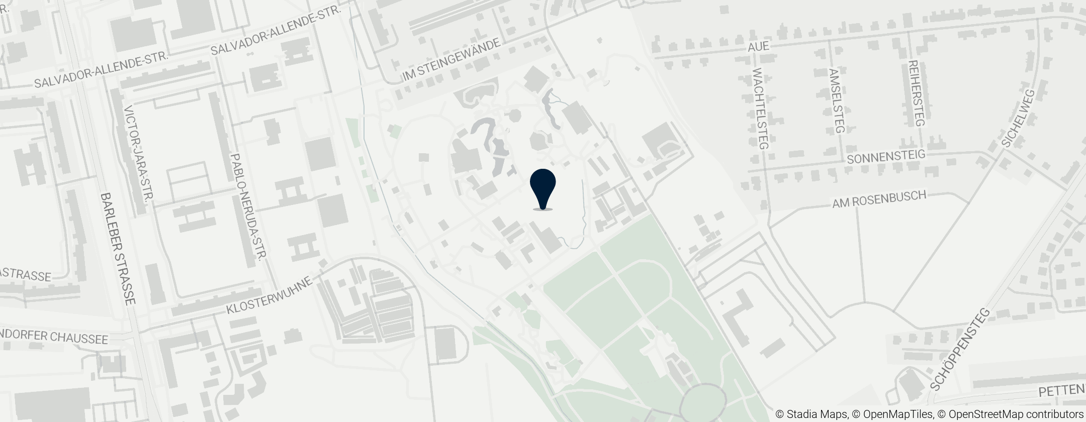 Map of Magdeburg Zoo