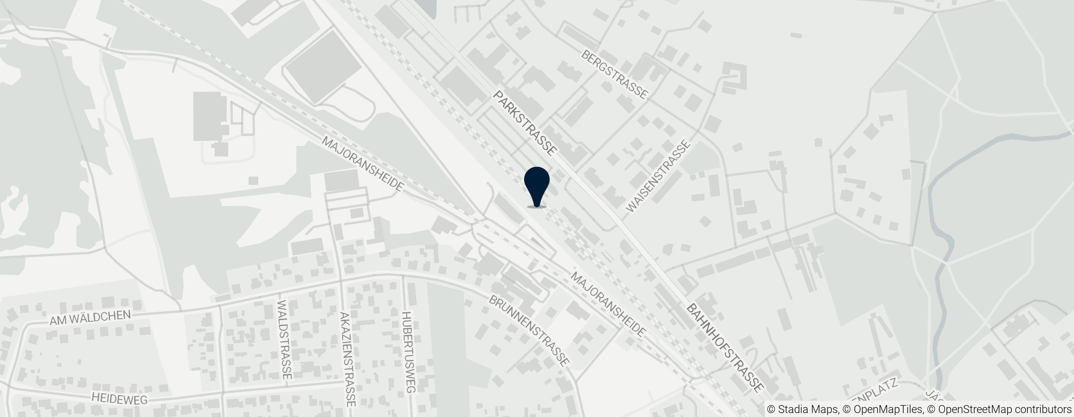 Map of Lübben station