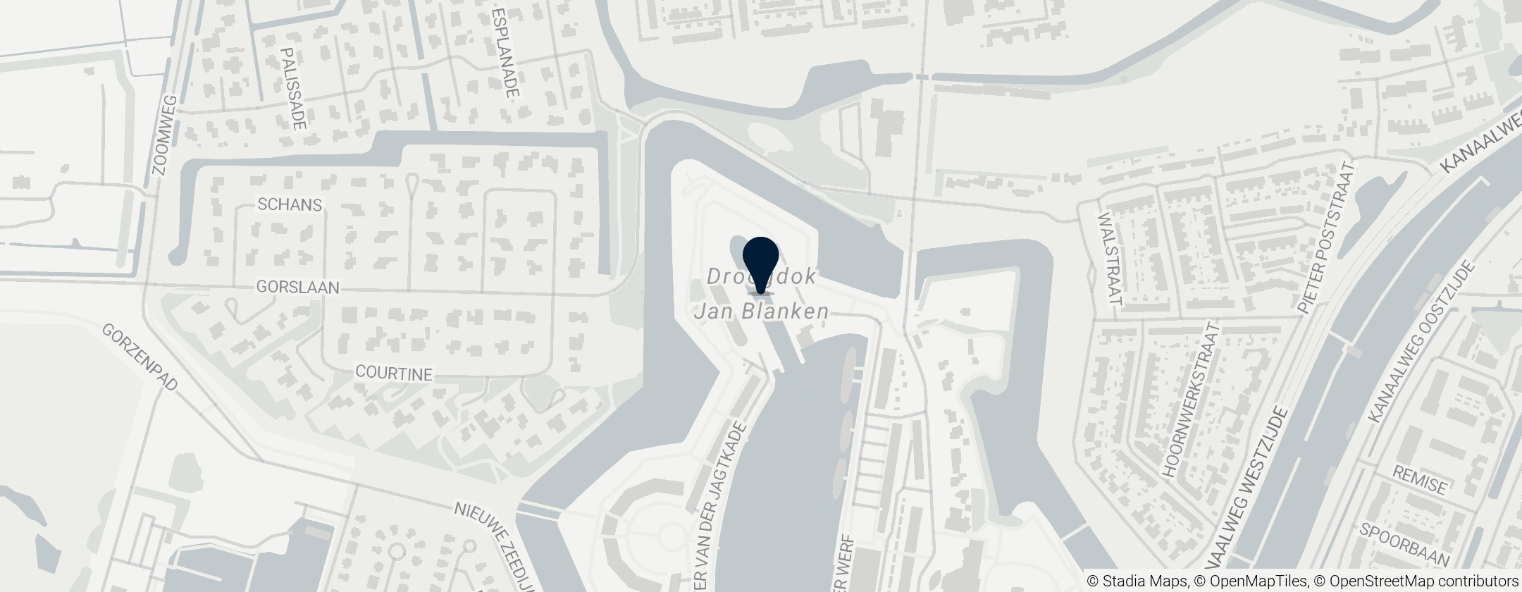 Map of Hellevoetsluis Dry Dock