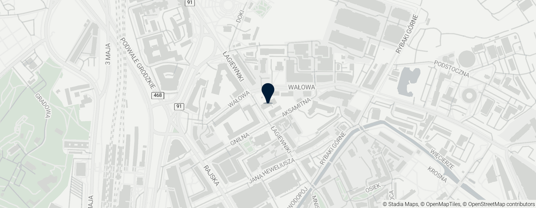 Map of Kościół św. Jakuba w Gdańsku