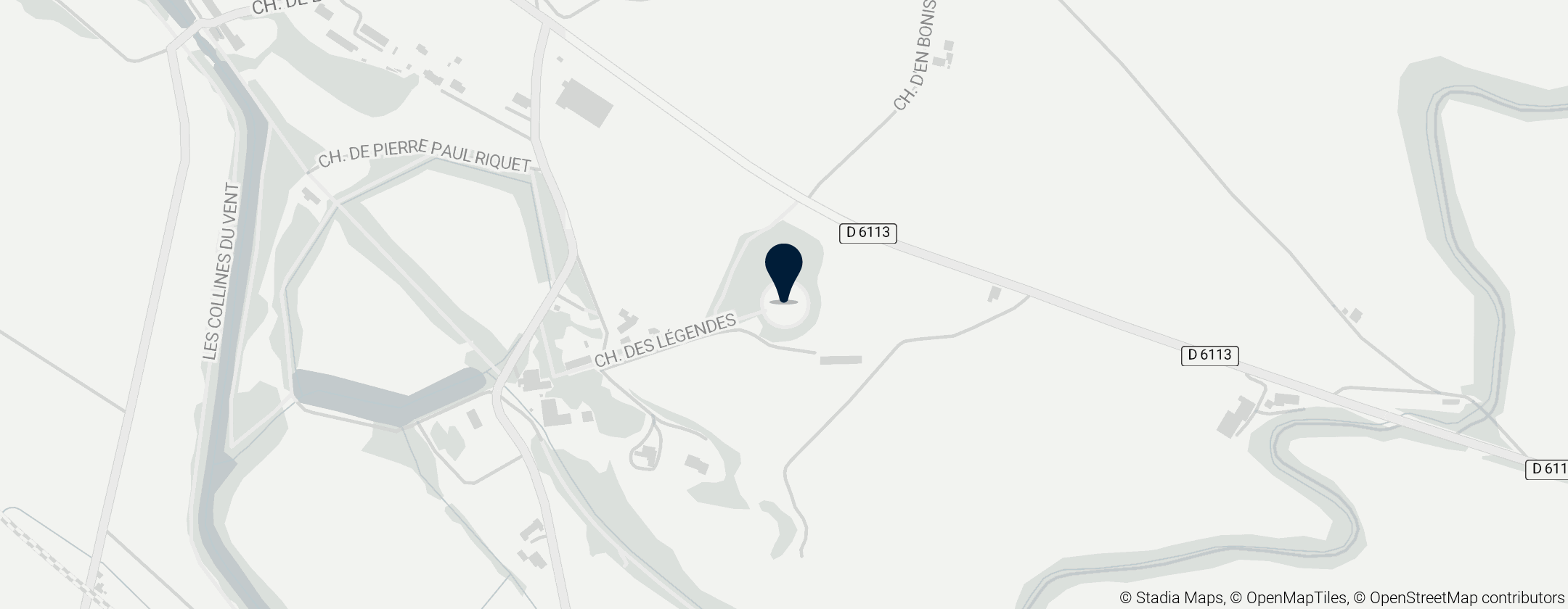 Map of 미디 운하