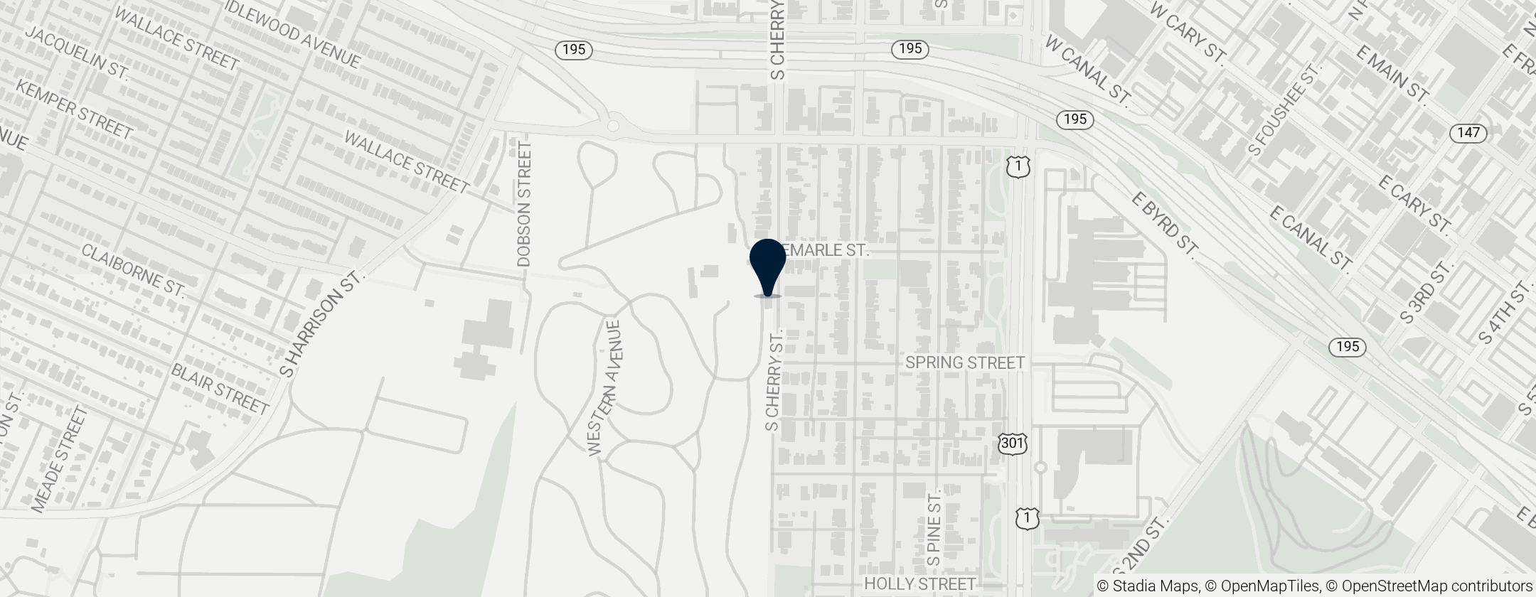 Map of Cemitério Hollywood