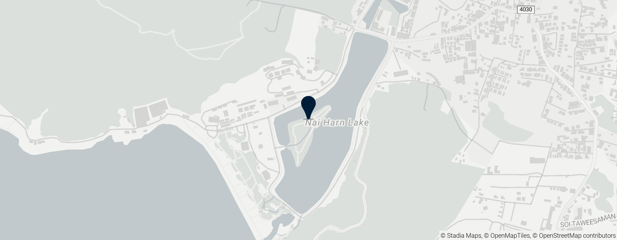 Map of Nai Harn Lake