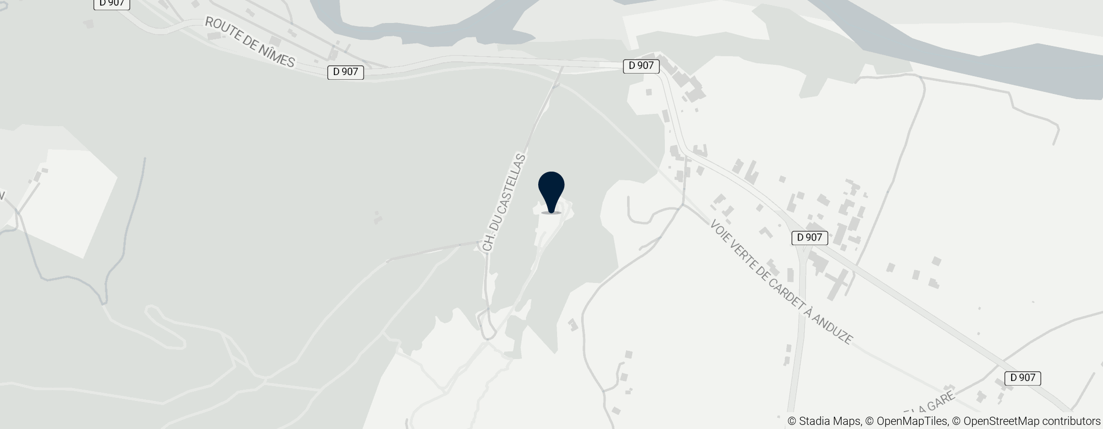 Map of Château de Tornac