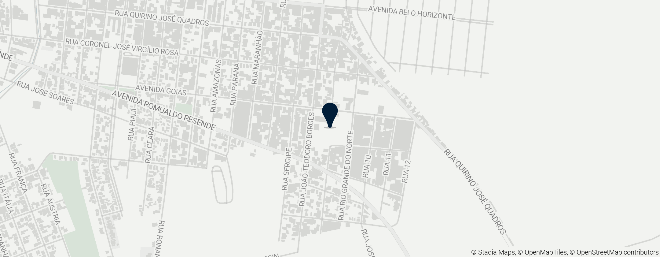 Map of Federal University of Uberlândia