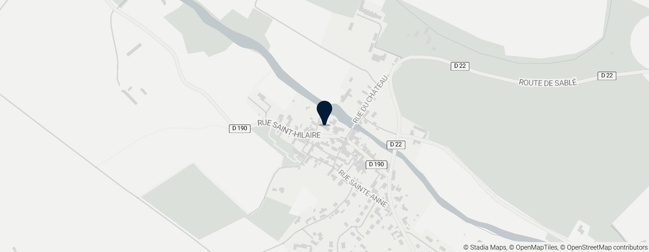 Map of Église Saint-Hilaire d'Asnières-sur-Vègre