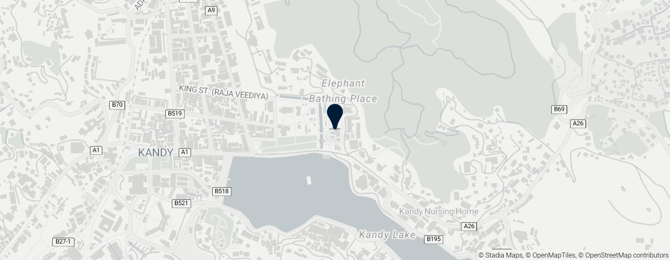 Map of Sri Dalada Maligawa