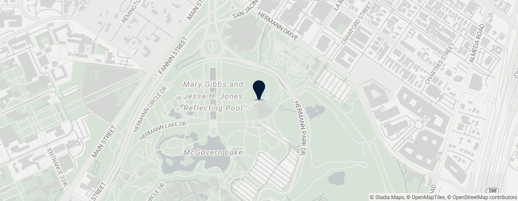 Map of Miller Outdoor Theatre