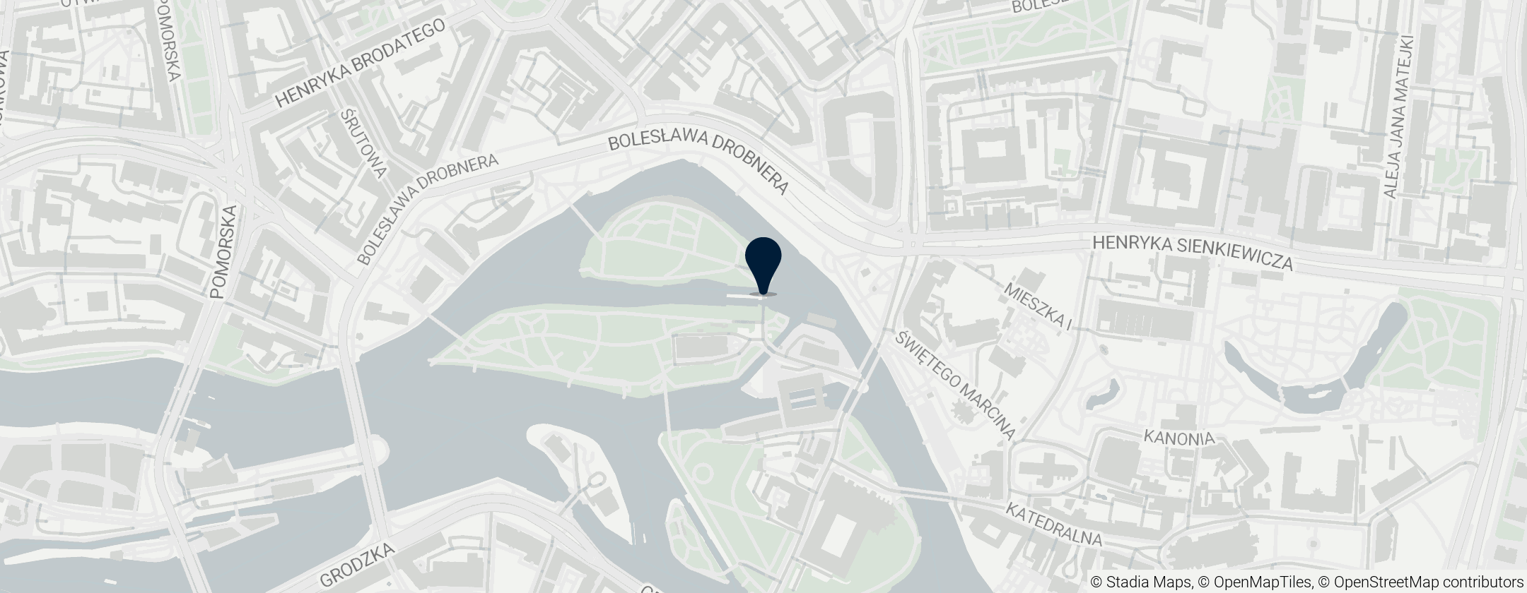 Map of Most Świętej Klary