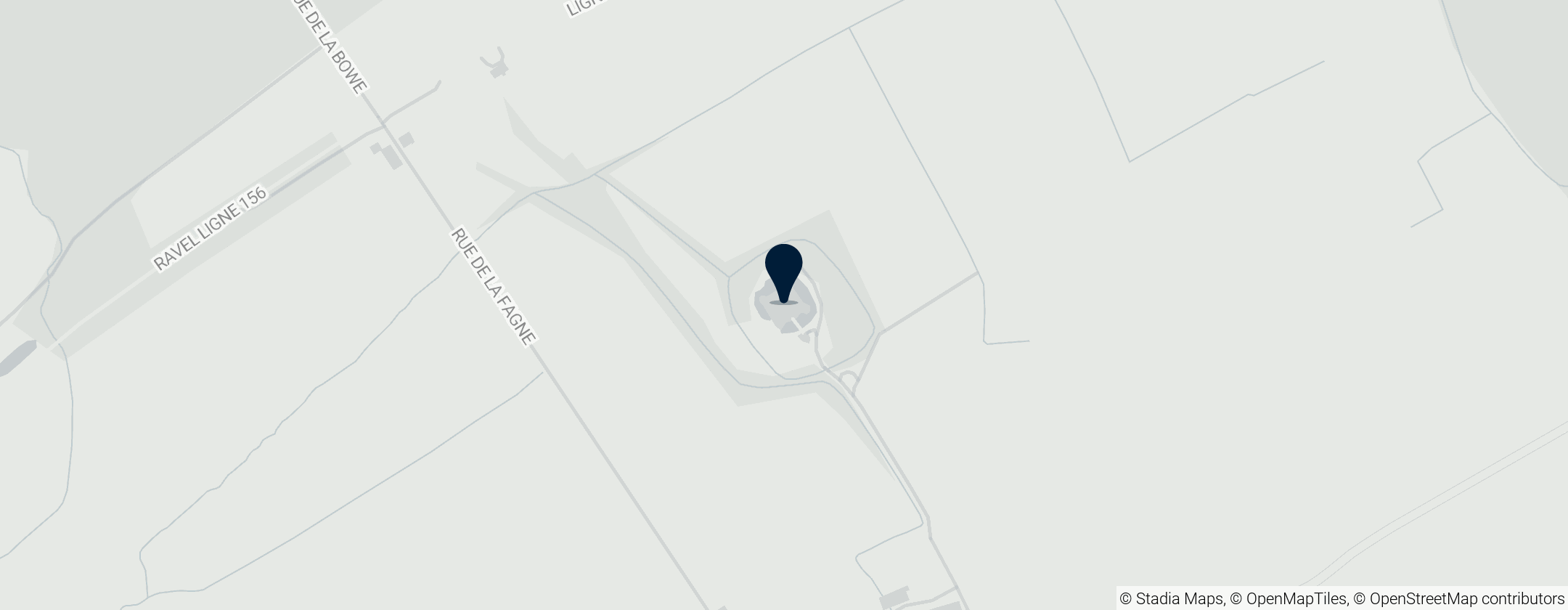 Map of Fagnolle Castle