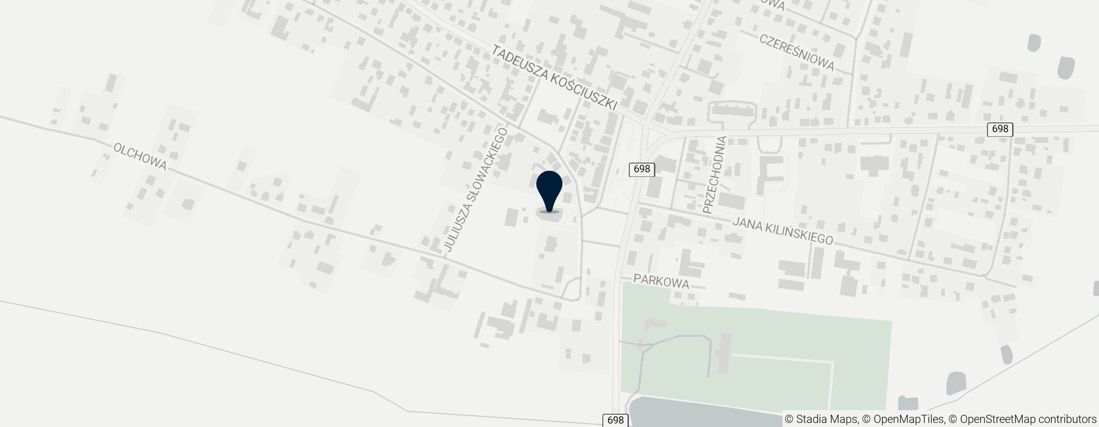 Map of Kościół św. Michała Archanioła w Mordach