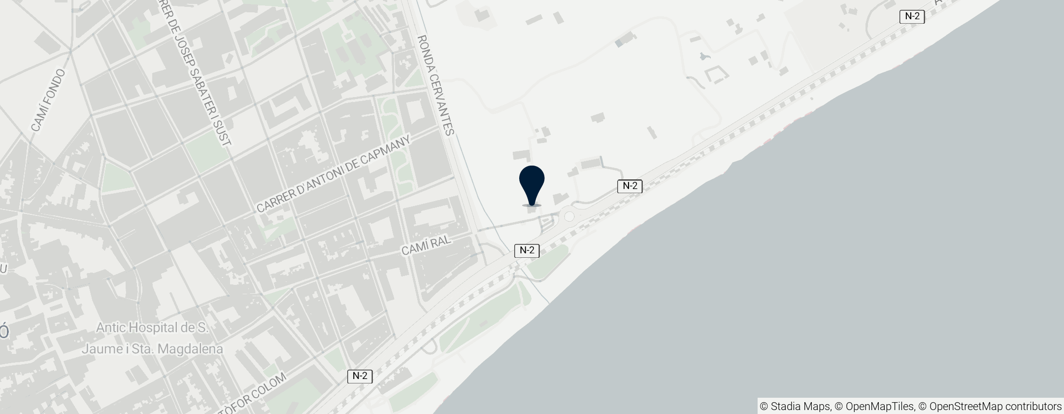 Map of Hermitage of St. Simon