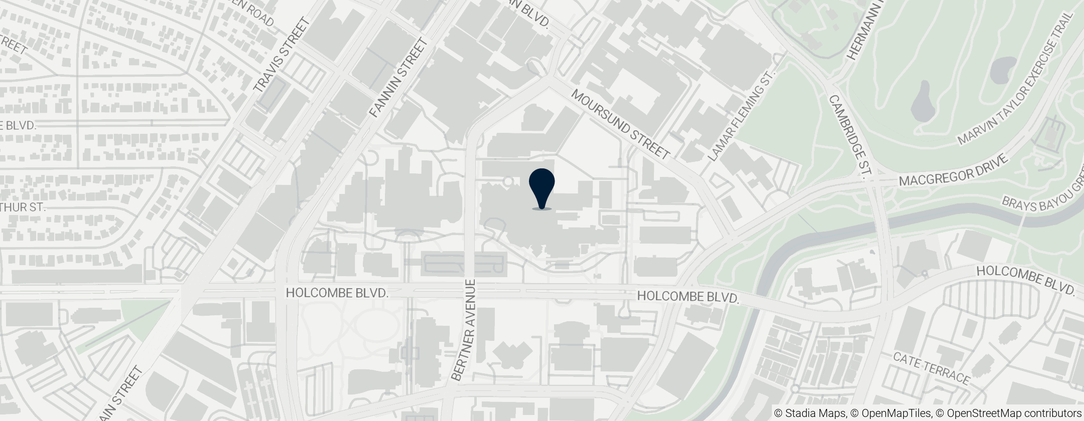 Map of Centre médical MD Anderson