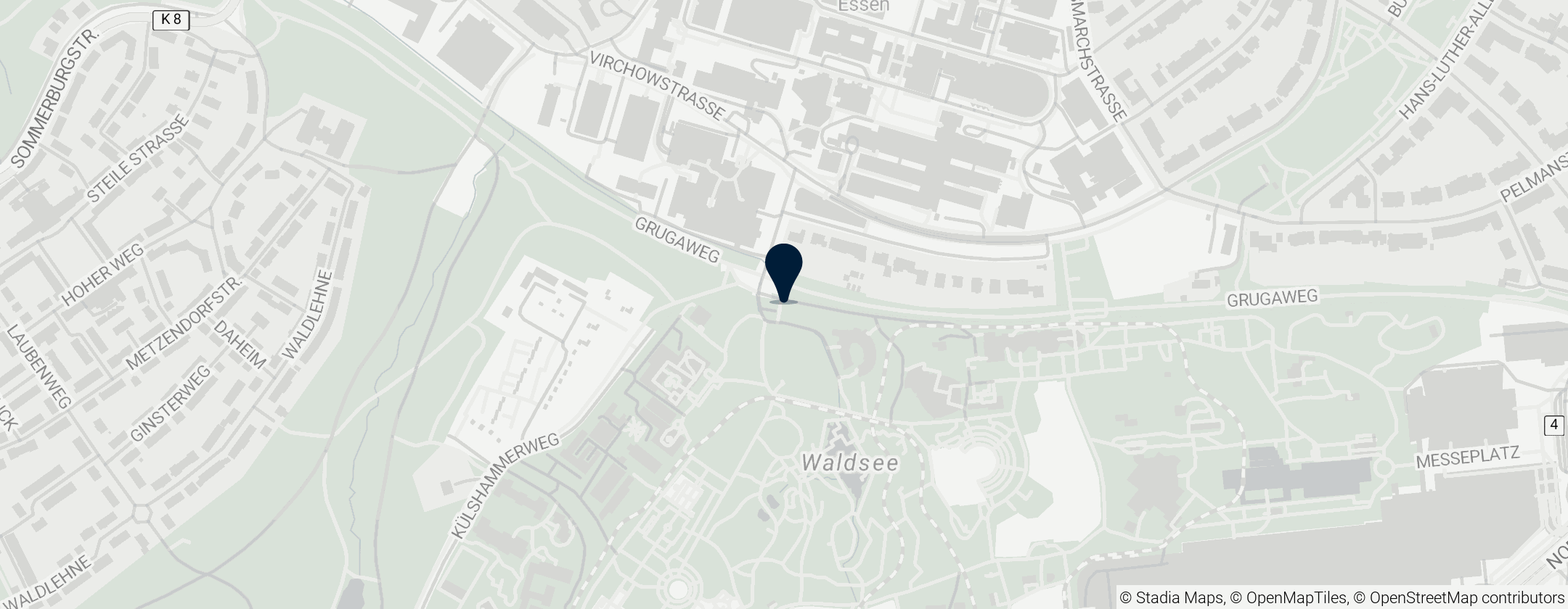 Map of Ronald McDonald House Essen