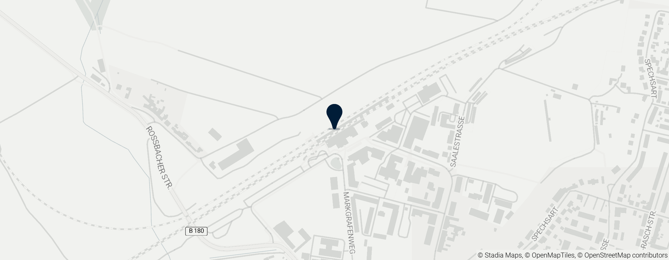 Map of Naumburg Hauptbahnhof