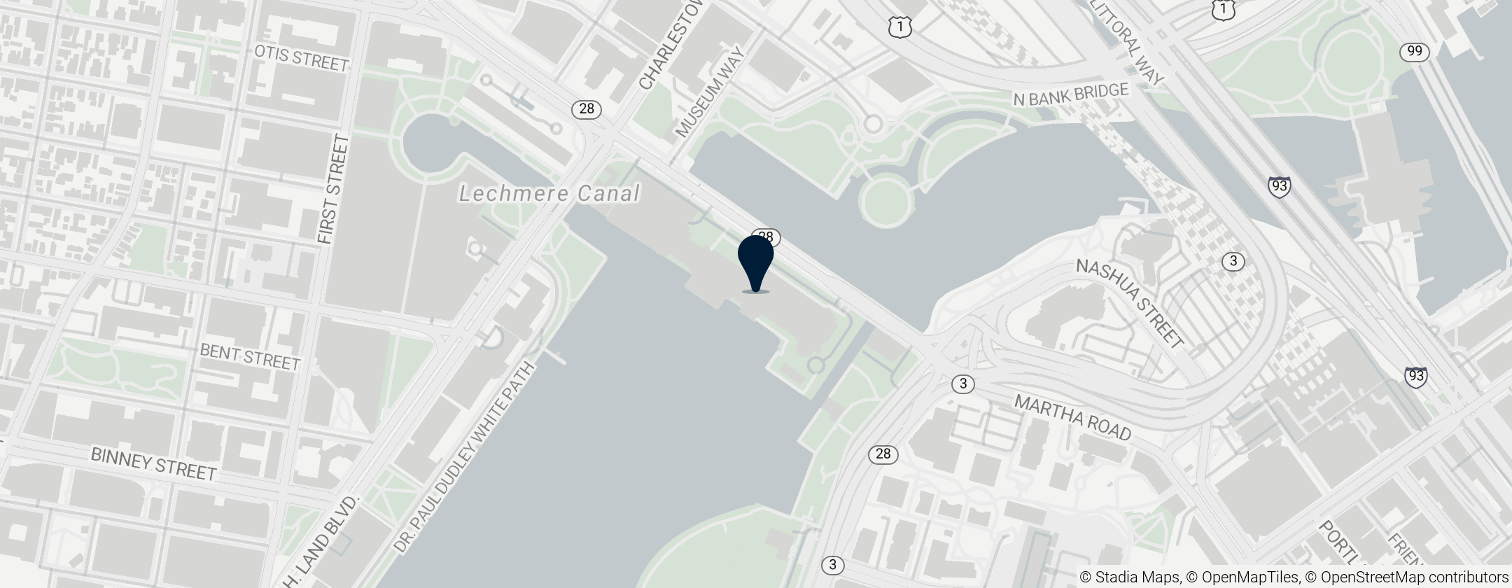 Map of Museum of Science