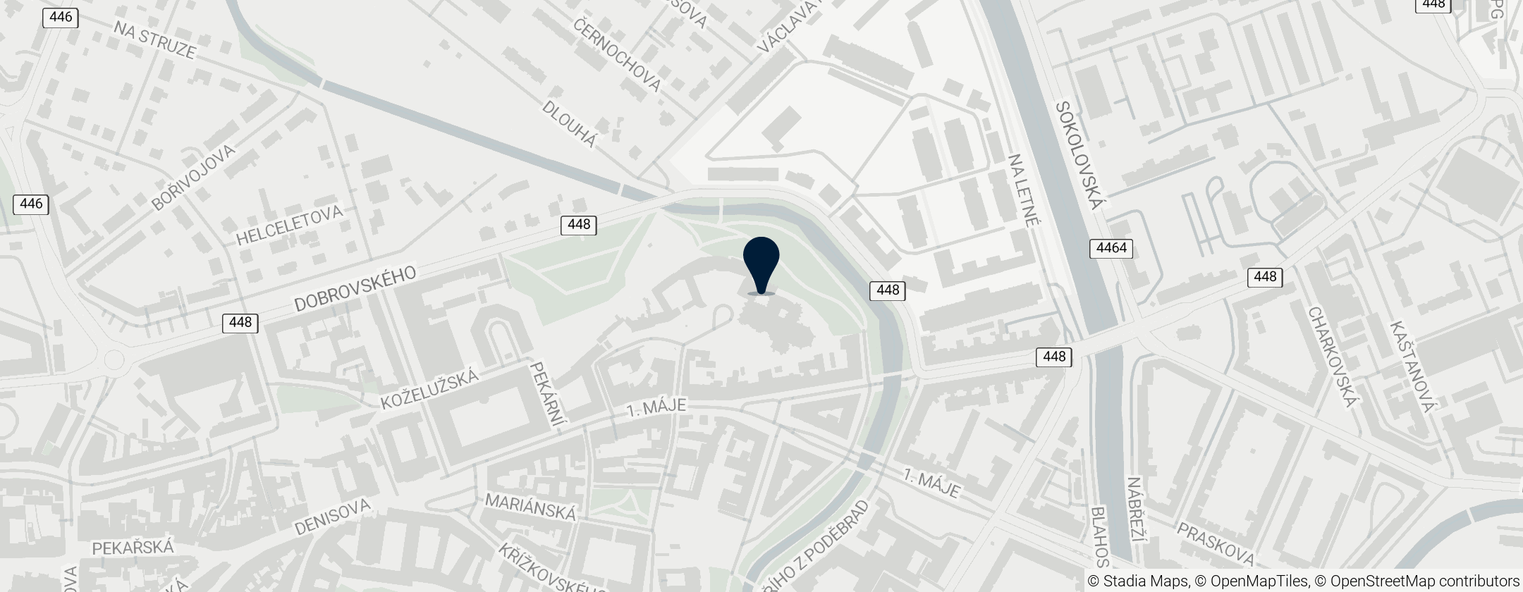 Map of Olomouc Castle