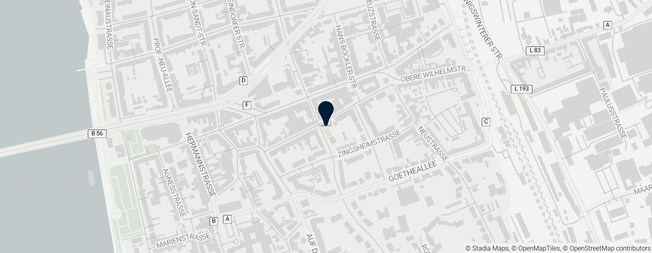 Map of Synagoge Beuel