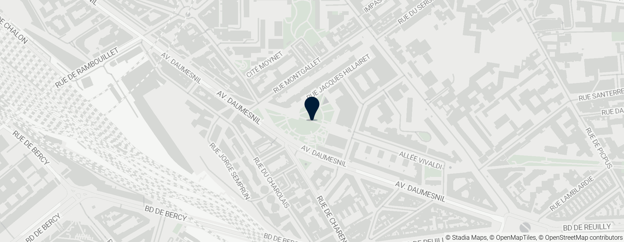 Map of Passerelle André-Léo