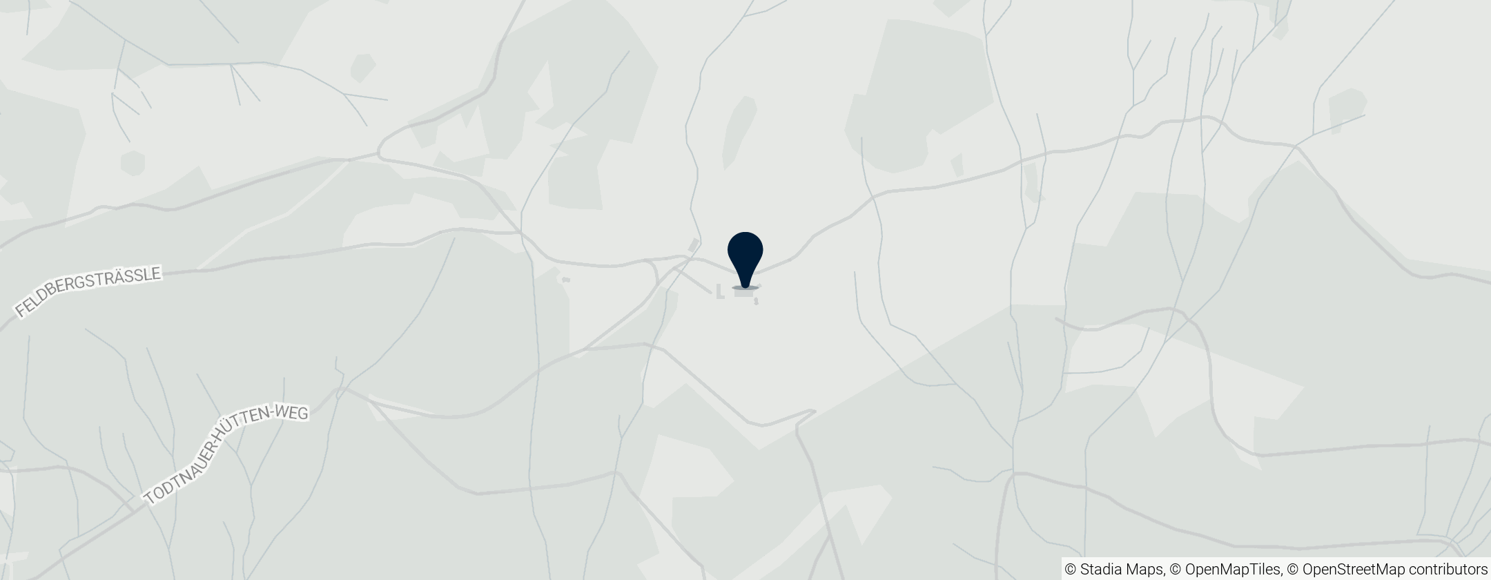 Map of Berggasthof & Pension zur Todtnauer Hütte