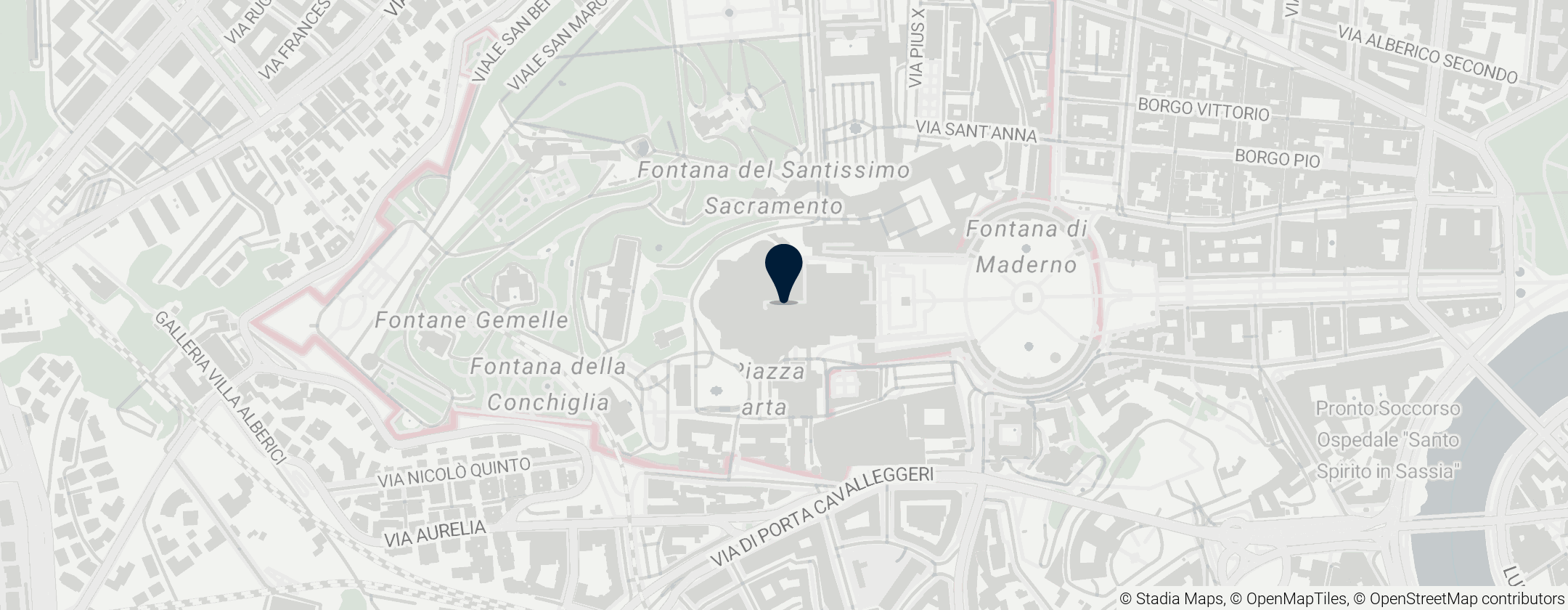 Map of Vatican Necropolis