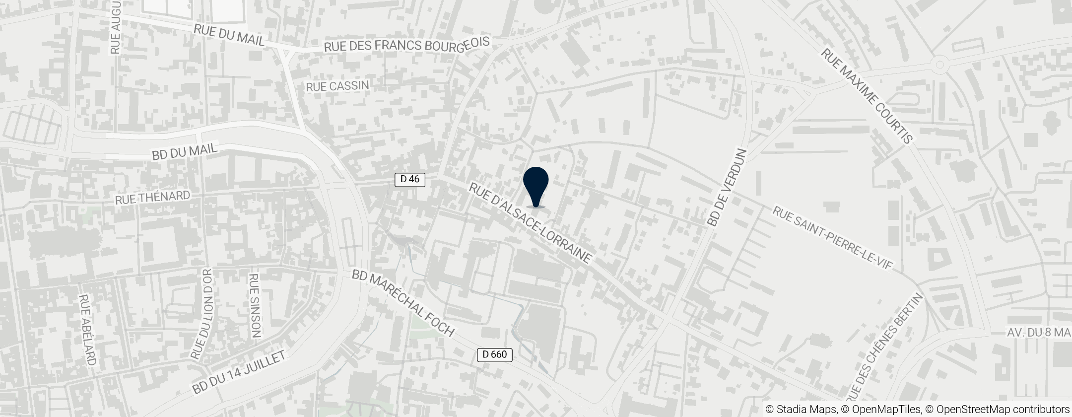 Map of Église Saint-Savinien-le-Jeune