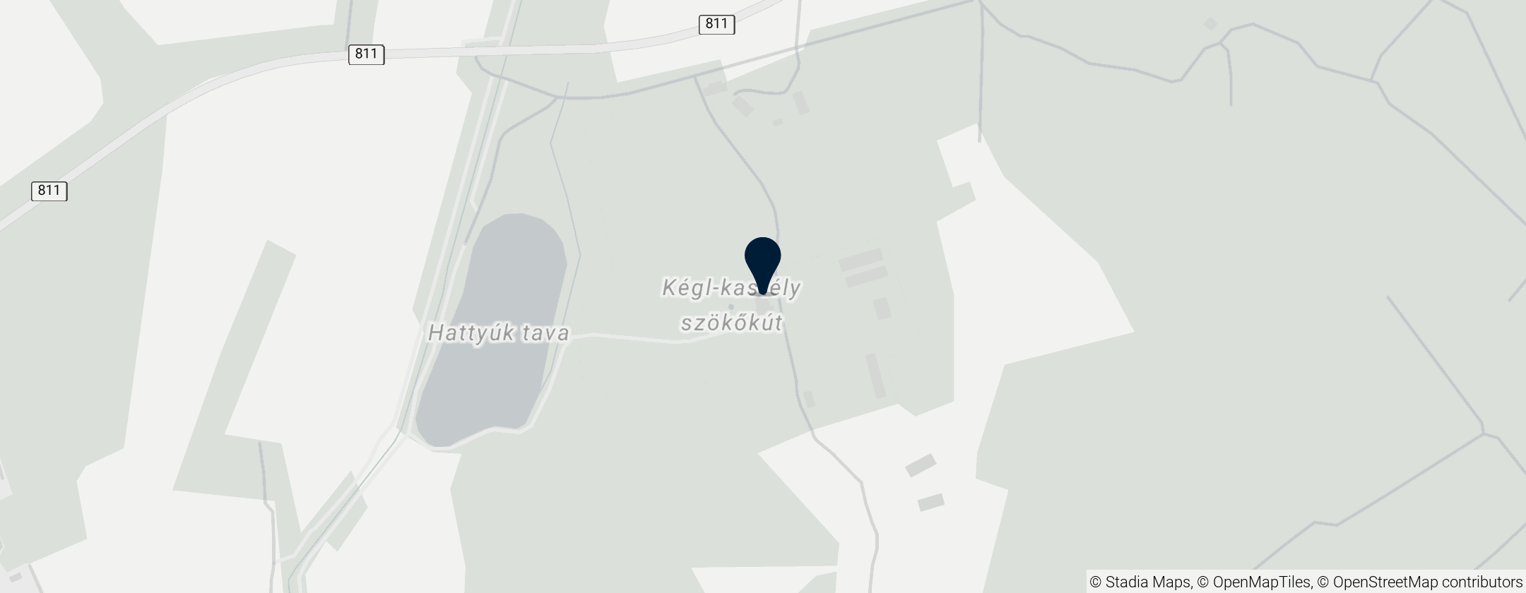 Map of Kégl-kastély