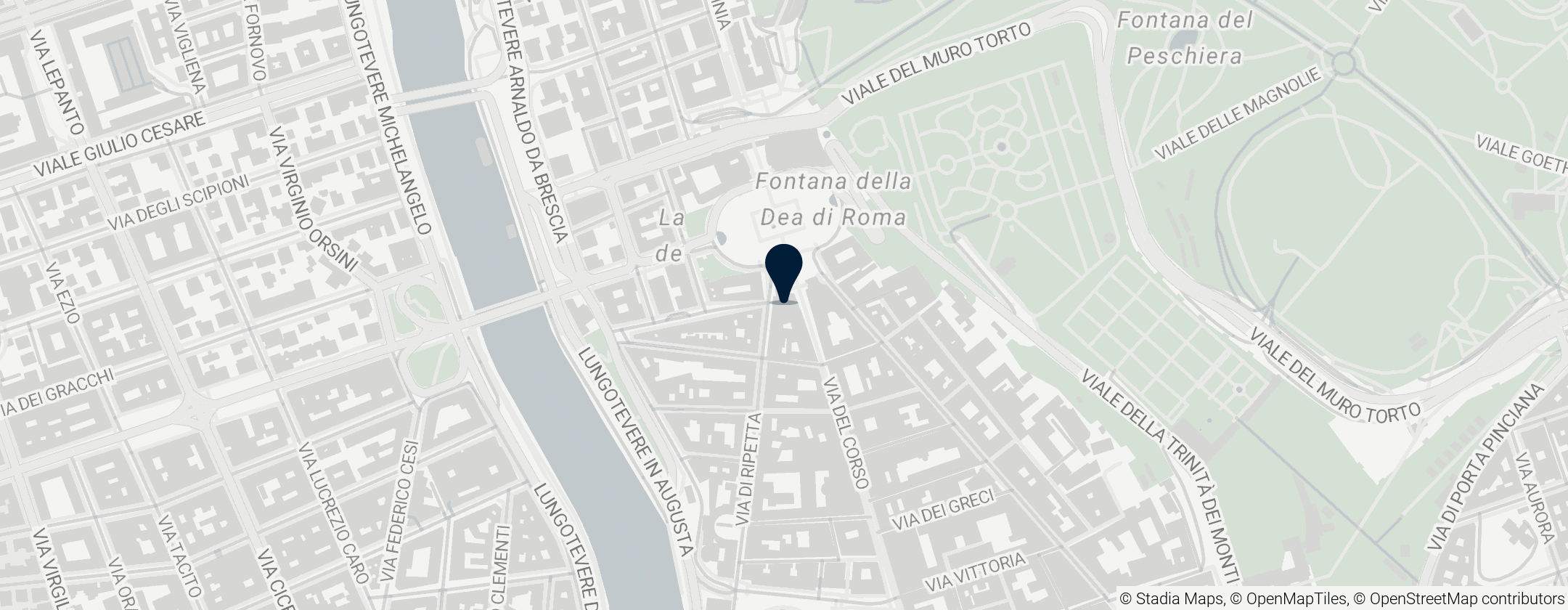 Map of Santa Maria dei Miracoli