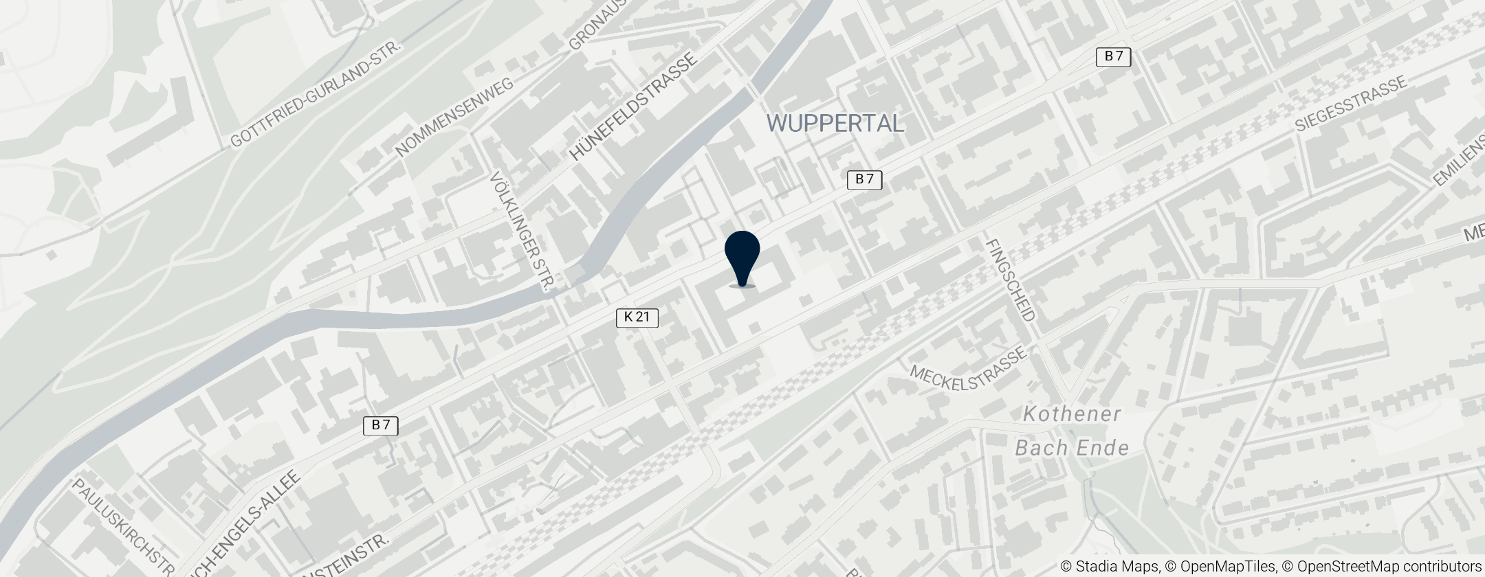 Map of Polizeipräsidium Wuppertal