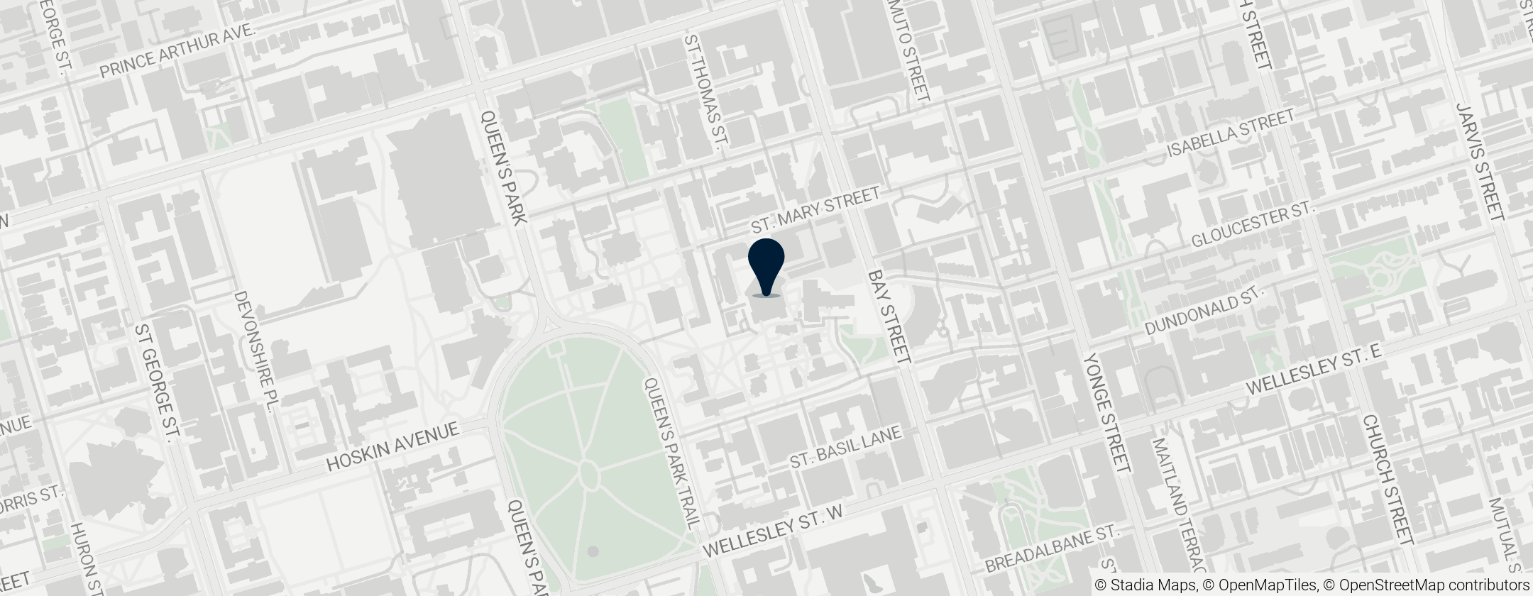 Map of Université de St. Michael's College