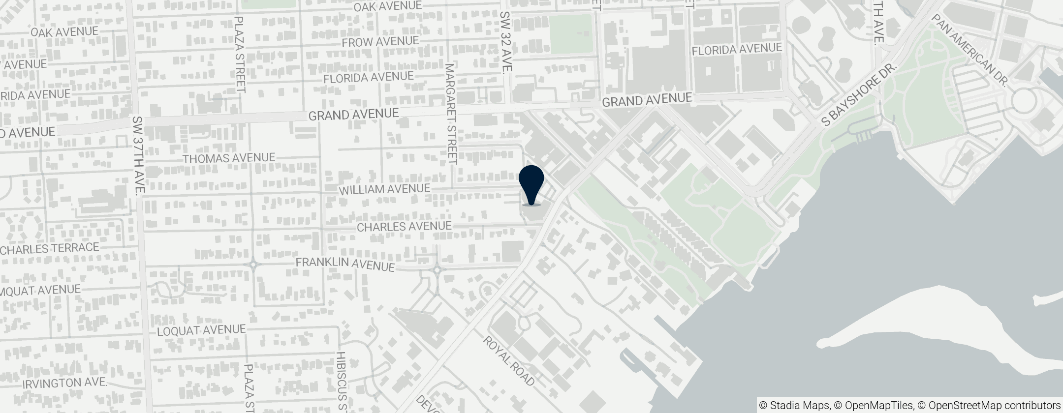 Map of Coconut Grove Playhouse