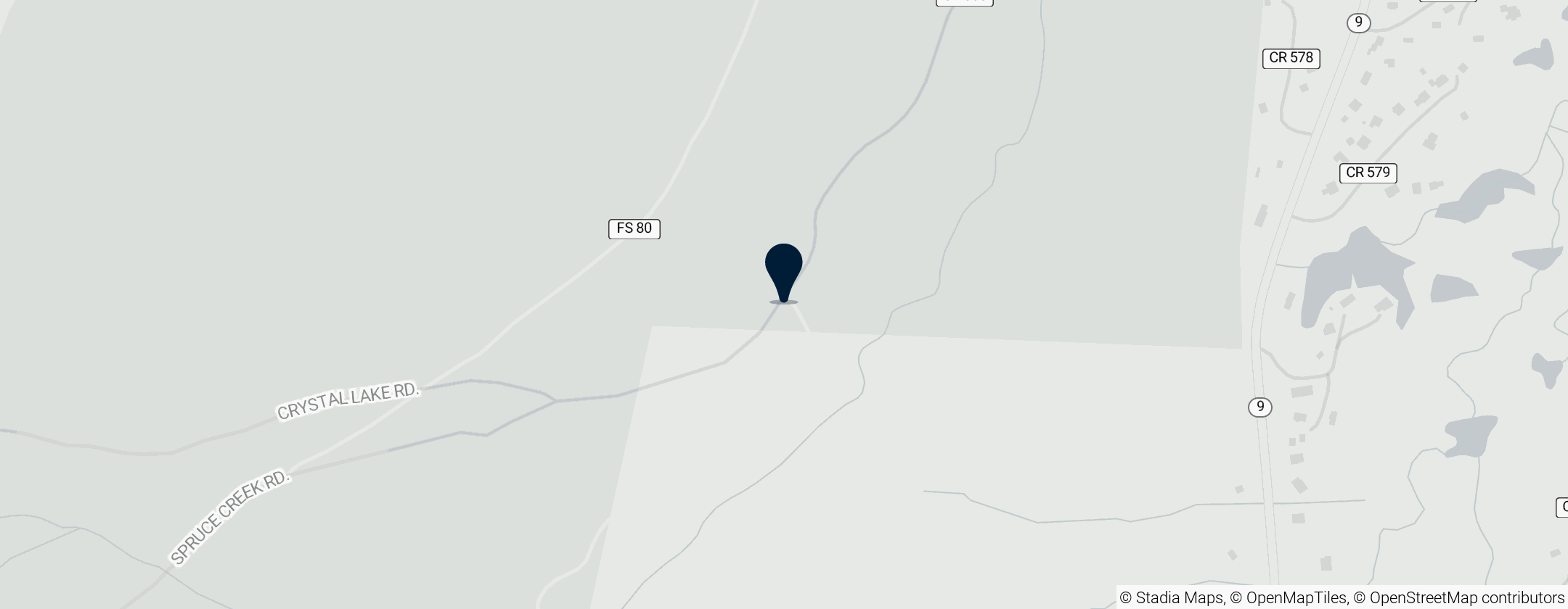 Map of Spruce Creek Trail