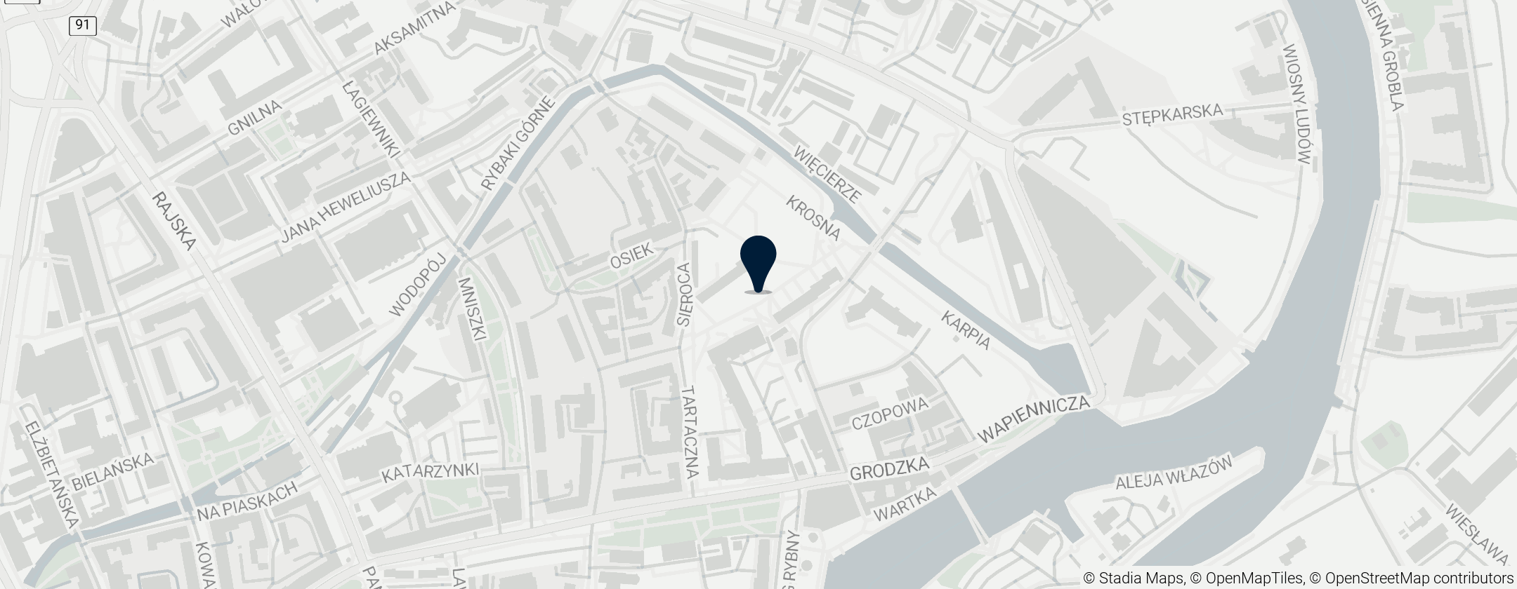 Map of Pomnik Obrońców Poczty Polskiej w Gdańsku