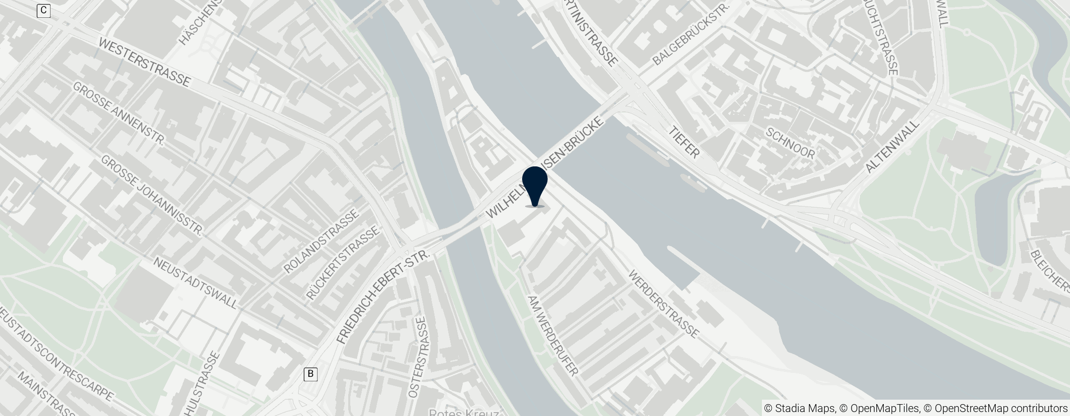 Map of Wasserstraßen- und Schifffahrtsamt Weser-Jade-Nordsee