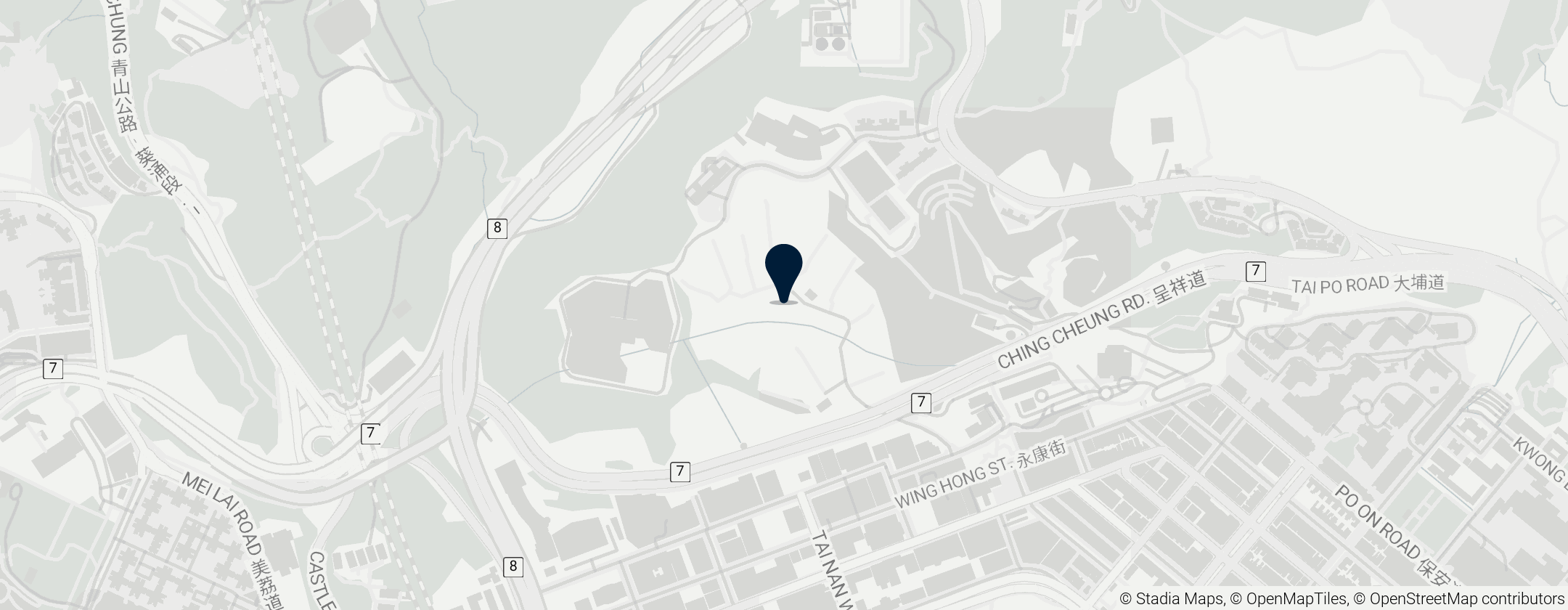 Map of 長沙灣天主教聖辣法厄爾墳場