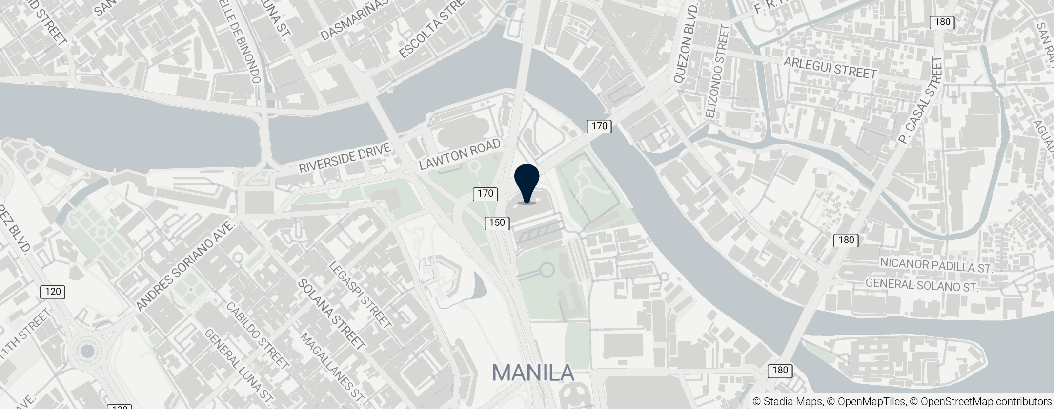 Map of Metropolitan Theater