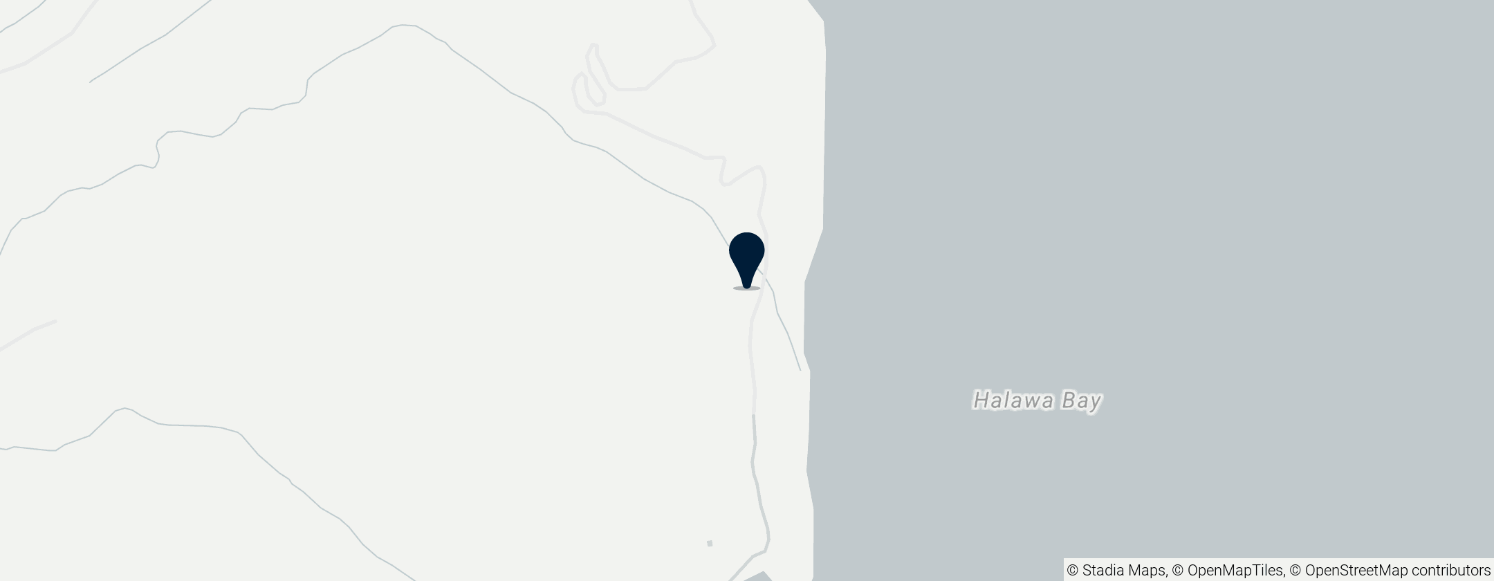 Map of Halawa Valley