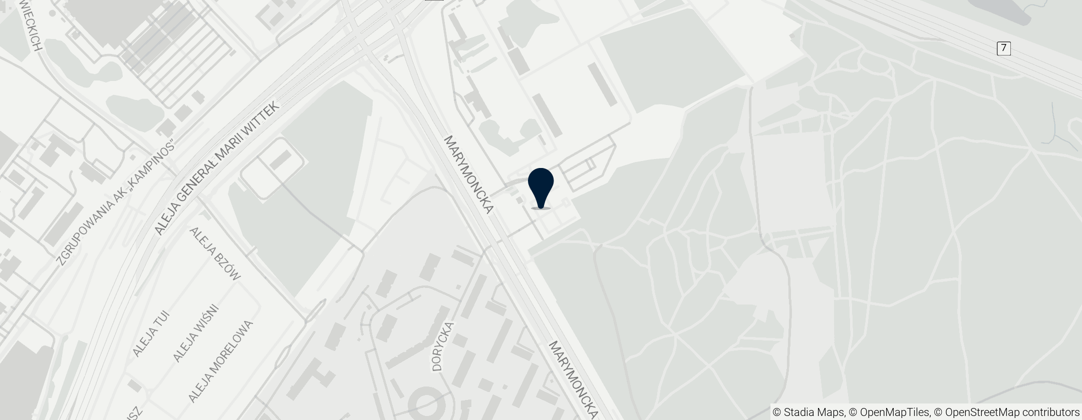 Map of Cmentarz Żołnierzy Włoskich w Warszawie