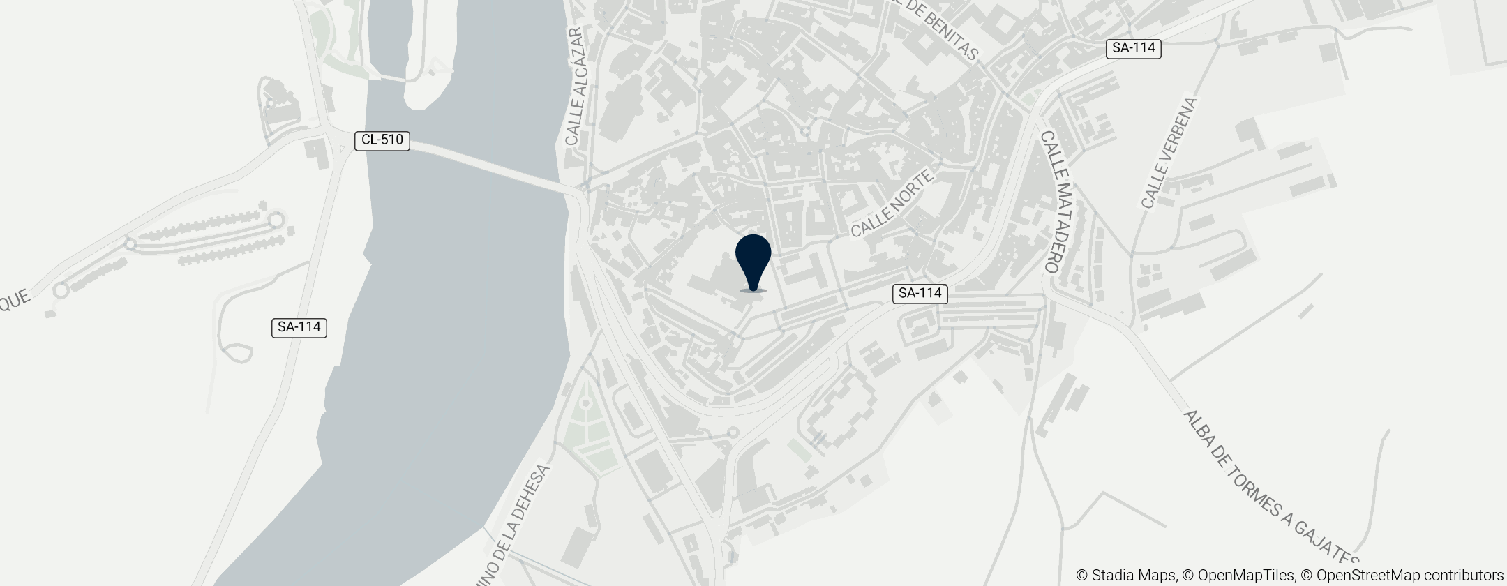 Map of Castillo de los Duques de Alba