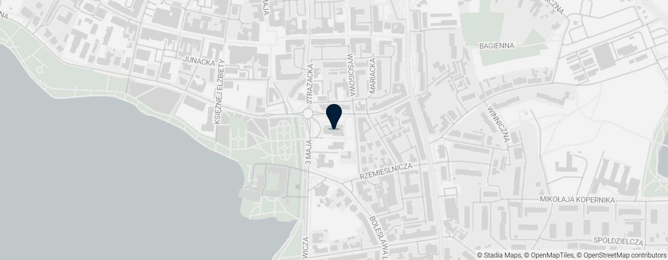 Map of Kościół Narodzenia Najświętszej Marii Panny w Szczecinku