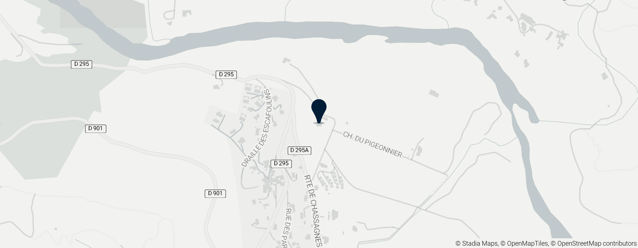 Map of Château de Chassagnes