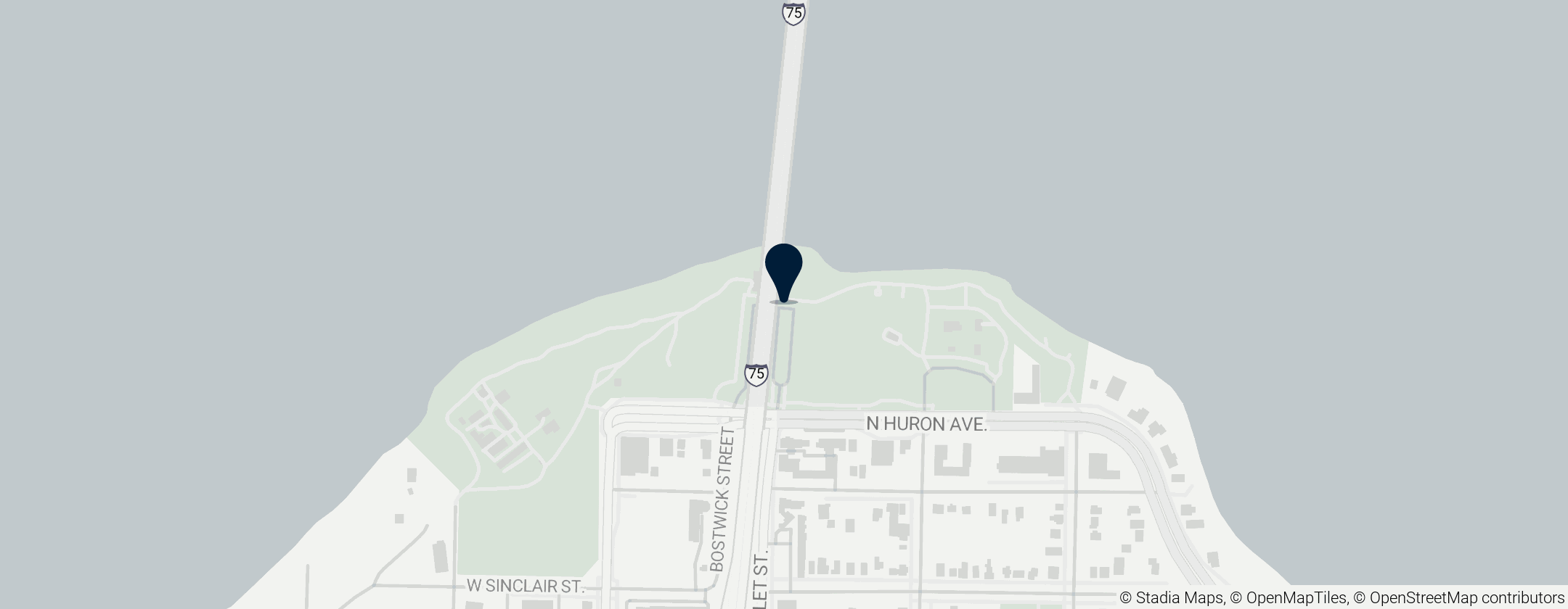 Map of Colonial Michilimackinac