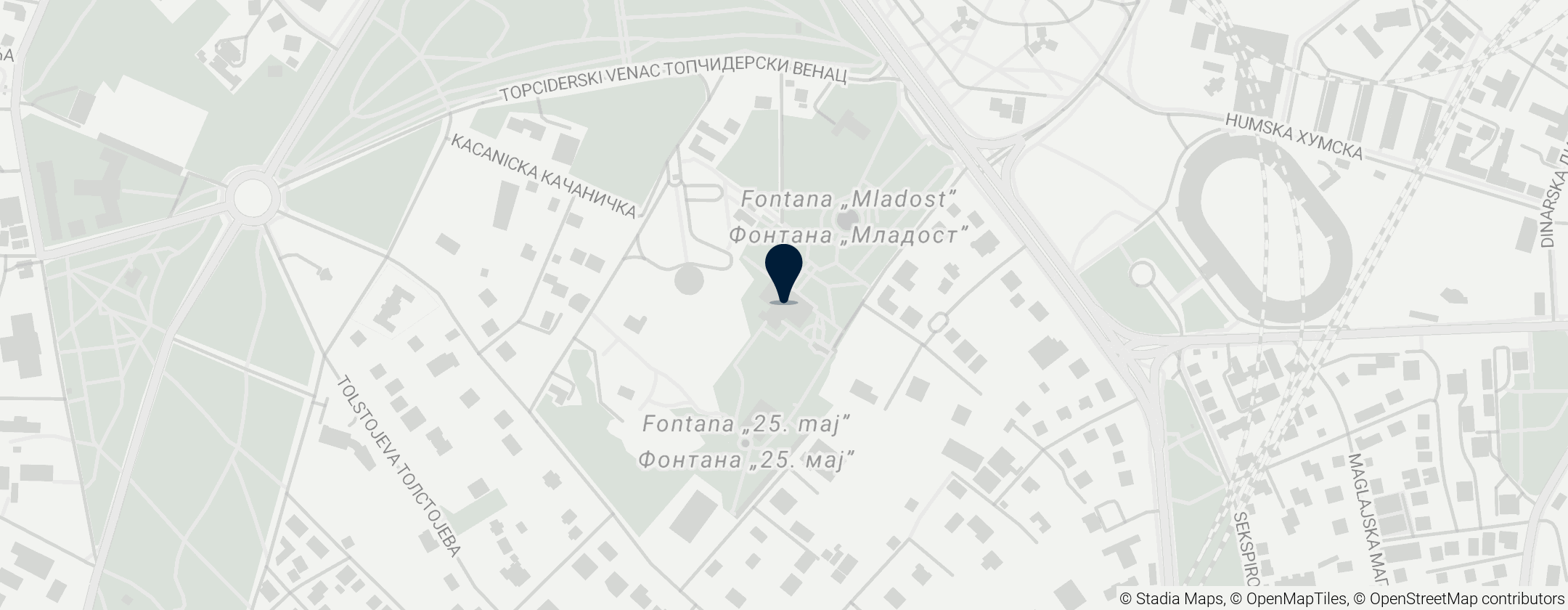 Map of Museum of the 25th of May