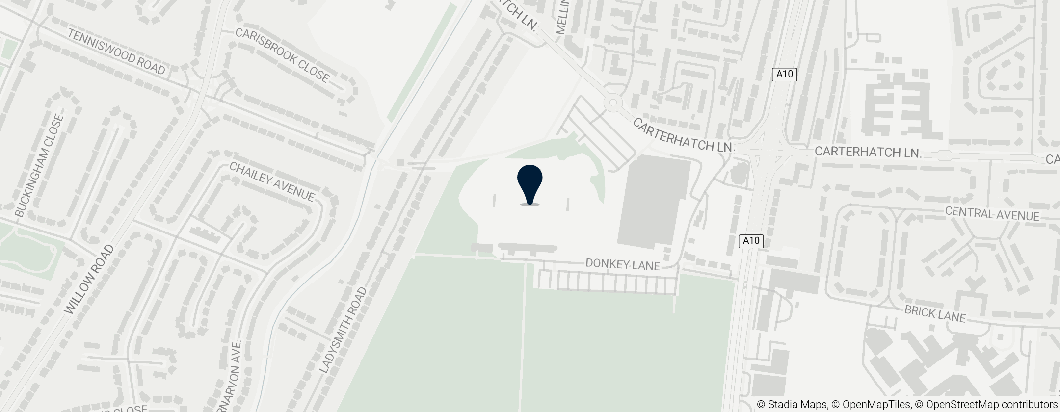 Map of The Queen Elizabeth Stadium