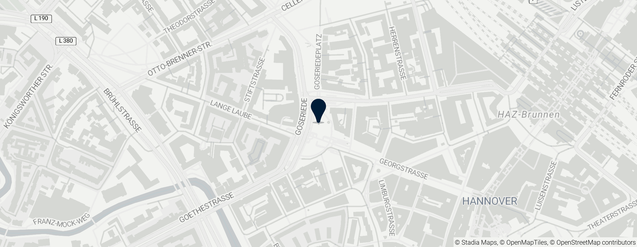 Map of Gänseliesel-Brunnen