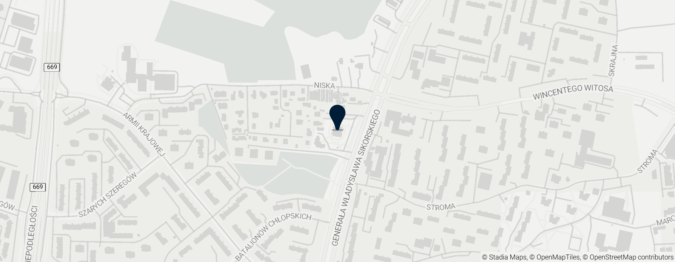 Map of Cerkiew Zmartwychwstania Pańskiego w Białymstoku