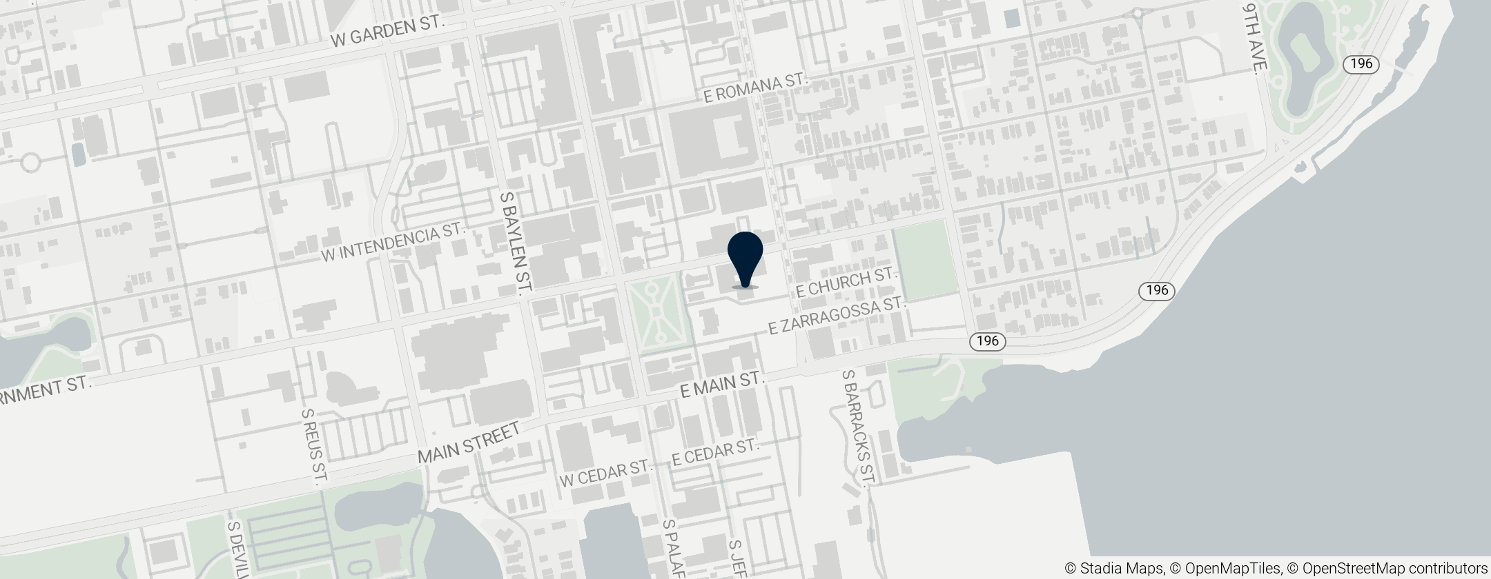 Map of Pensacola Historic Village