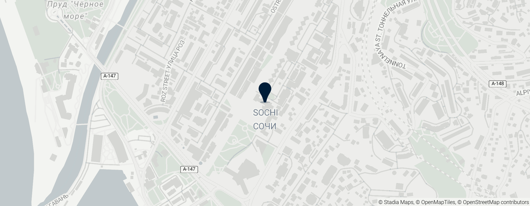 Map of Sochi State University